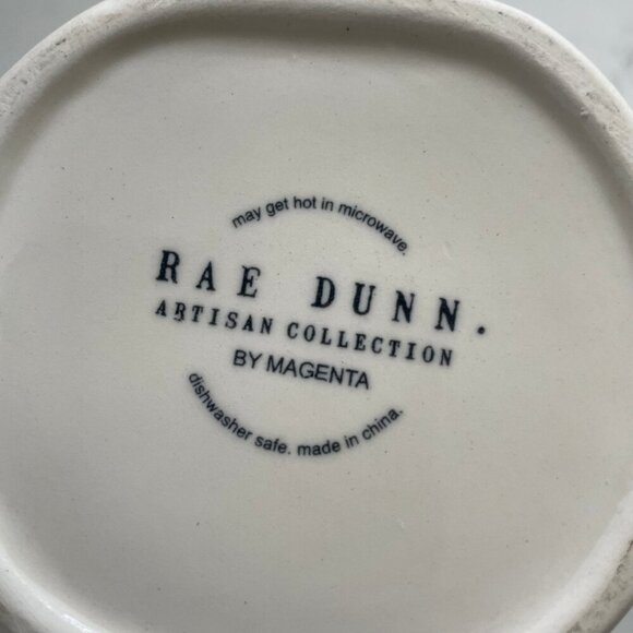 Rae Dunn Artisan Collection 'Namaste' Ceramic Mug White w Black Print Sz OS - Picture 5 of 6